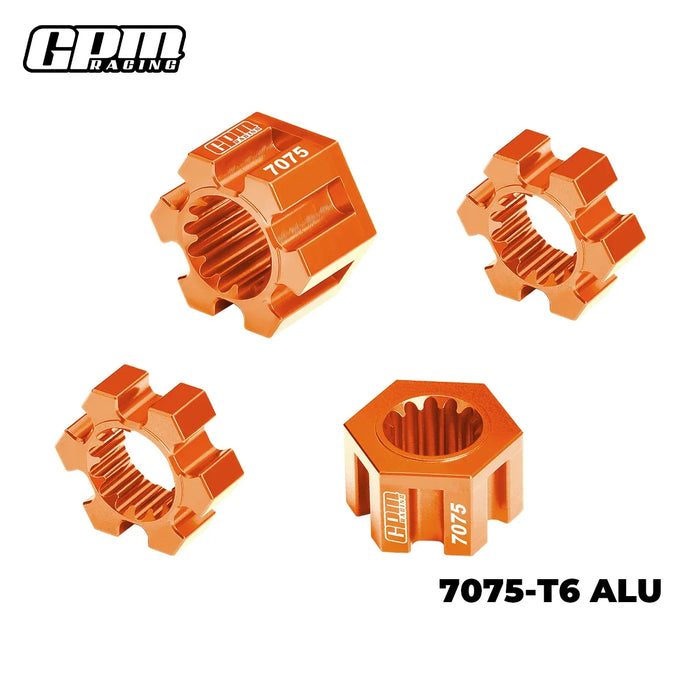 GPM 24mm Wheel Hex Hubs for Traxxas Funco 1/6 (Alu)