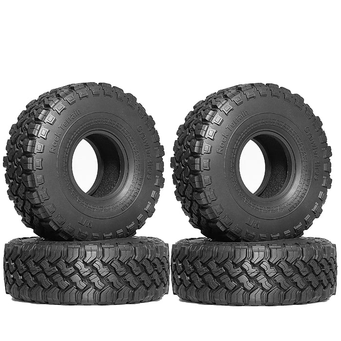 4PCS 1.9" 116x40mm 1/10 Crawler Tires (Rubber)