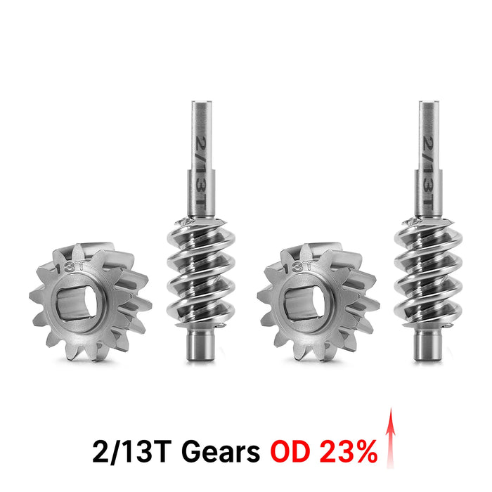 2/13T, 2/16T Axle Worm Gear Set for Axial SCX30 1/30 (RVS)
