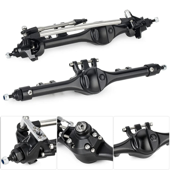 Upgraded Straight Axle Assembly for Axial SCX10 II & VS4-10 (Alu)