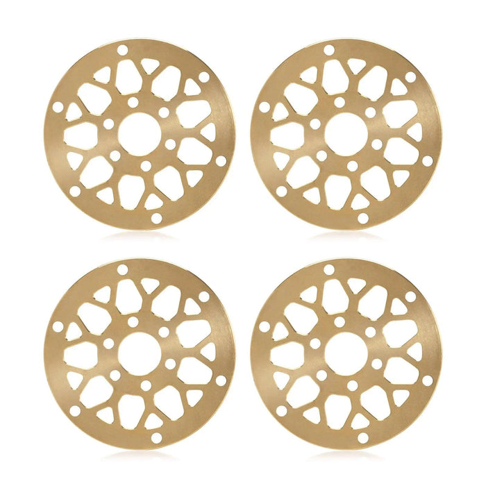 INJORA 1.3" ModuWheel 1/24 1/18 Crawler Wheel Faces (Brass)