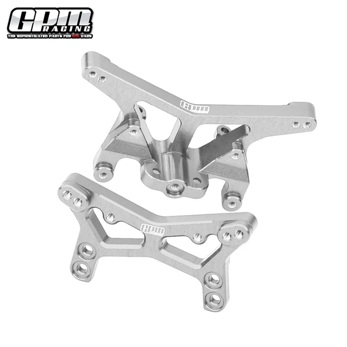 GPM Front & Rear Shock Tower Set for LOSI Micro-B/T 1/24 1/28 (AL)