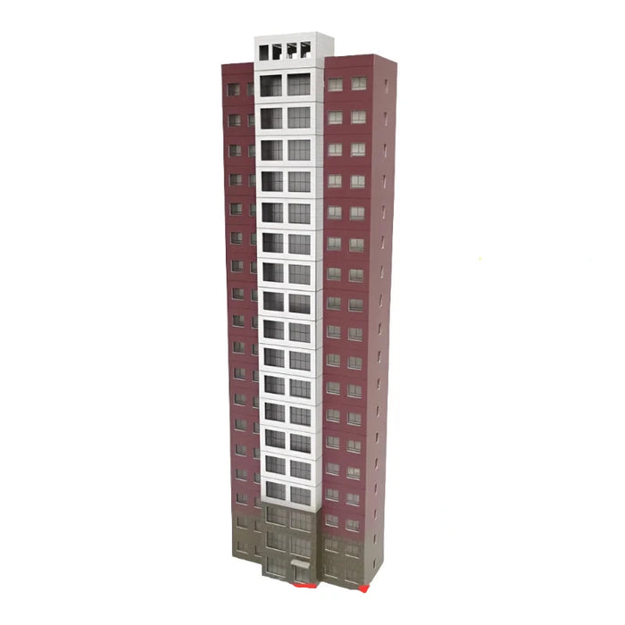 19 Storey Commercial Residence Building Model 1/150 N