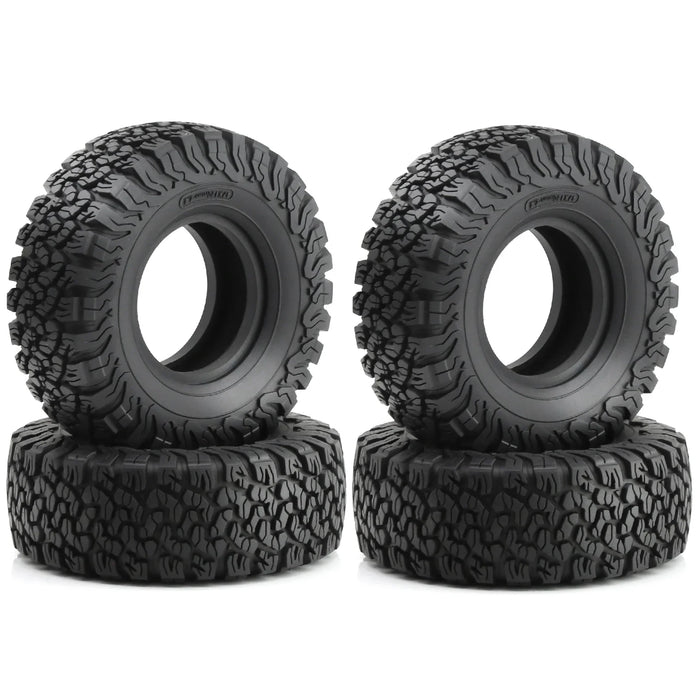 4PCS 2.2" 120x47mm 1/10 Crawler Tires (Rubber)