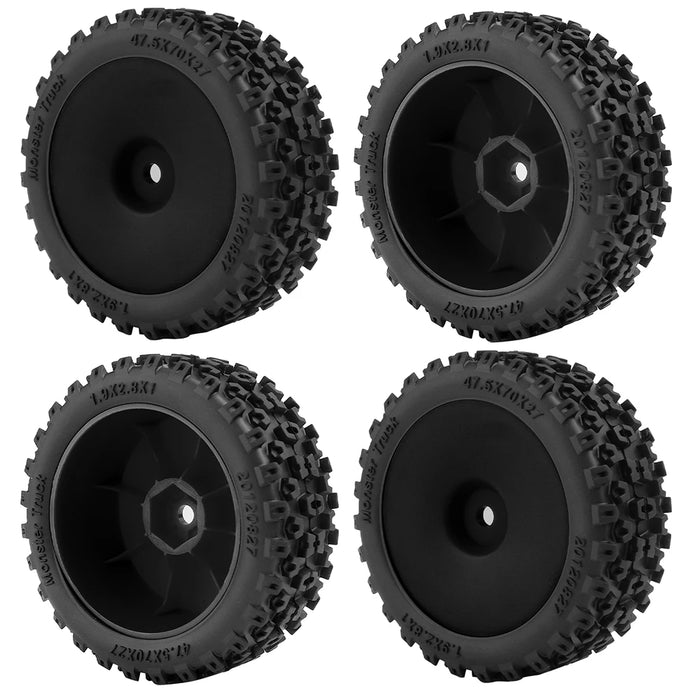 Front & Rear Wheel Set for Arrma Typhon Grom 1/18