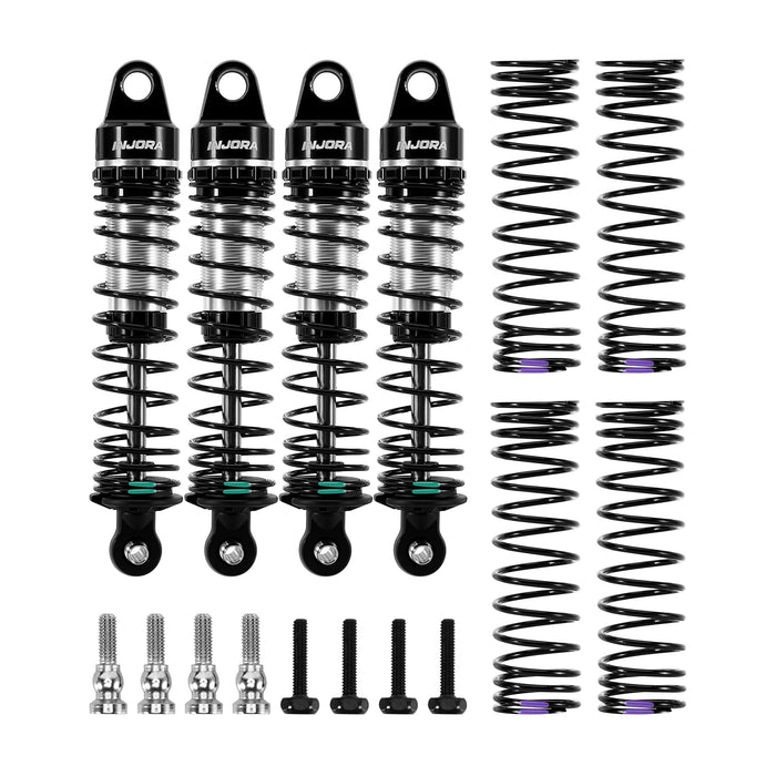 INJORA 71mm Oil Shocks for ARRMA GORGON GROM & QUAKE GROM 1/16 (Alu)