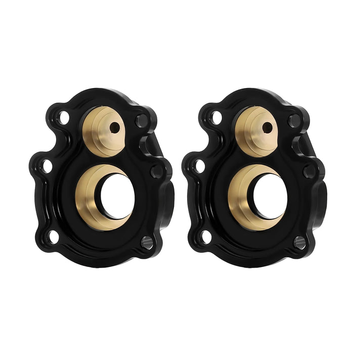 INJORA 31g Outer Portal Housing Axle Covers for FMS FCX10 1/10 (Messing)