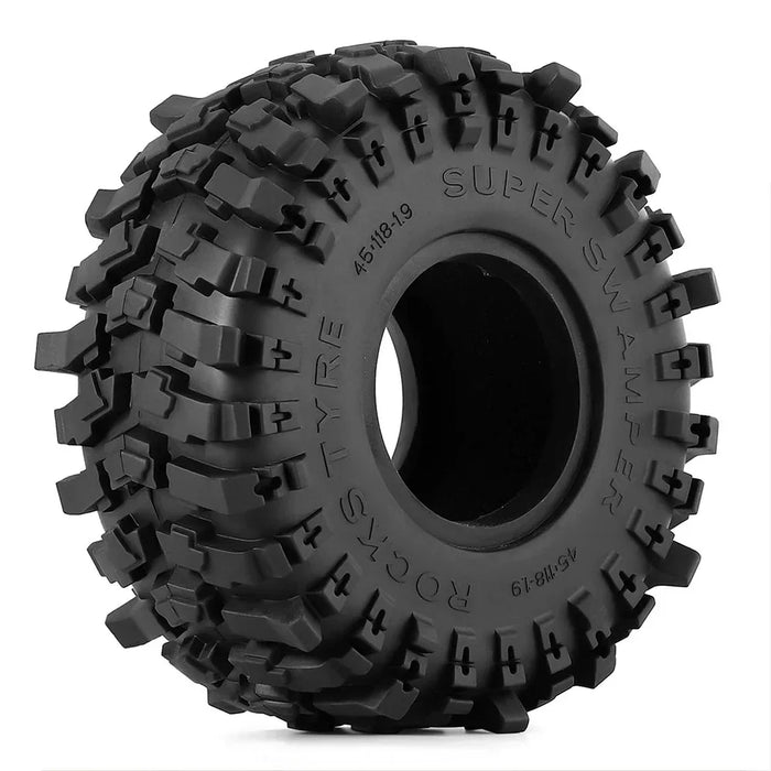 4PCS 1.9" 118x45mm 1/10 Crawler Beadlock Wheels Set (Metal, Rubber)