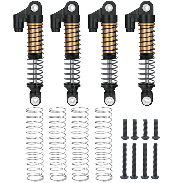 4PCS 51/56/61mm Amortisseur pour Traxxas TRX-4M Bronco Defender 1/18 (Alu)