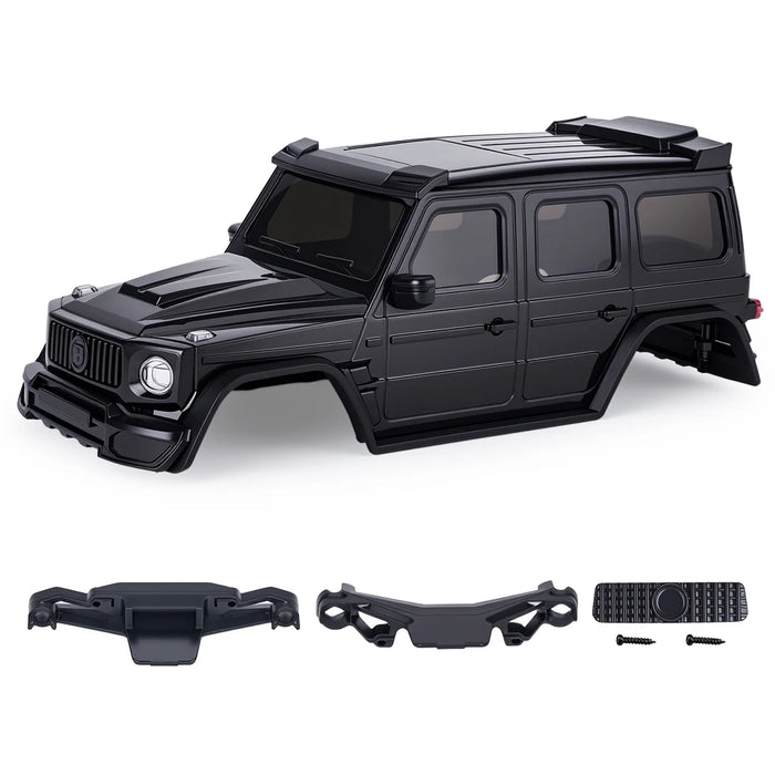 Hard Body Shell w/ Light Bucket Mount Spare Tire Mount for Axial SCX30 1/30 (Plastic)