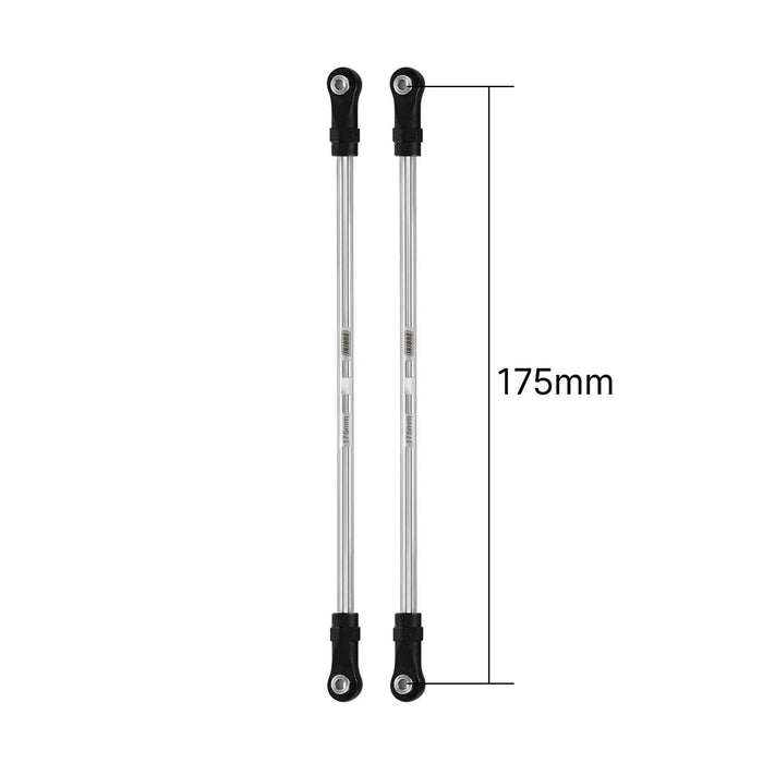 INJORA Builders Links with Rod Ends 1/10 (RVS)