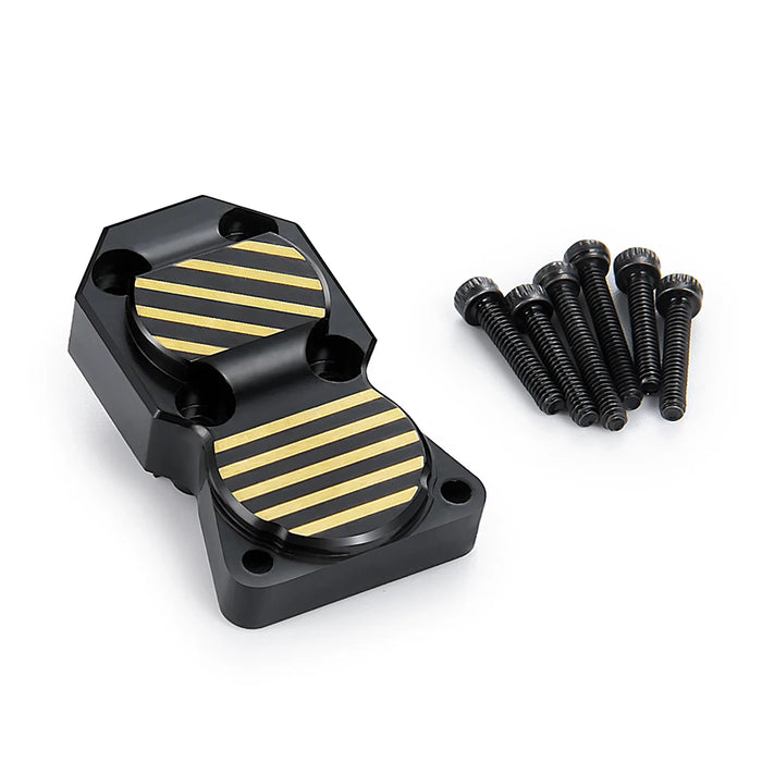 Vorder-/Hinterachse Gehäusedeckel für Axial SCX24 1/24 (Messing)