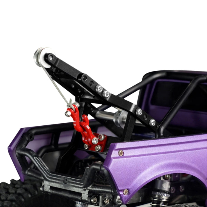 INJORA Tow Truck Crane Kit & INJS2065-360 Winch Servo for Axial SCX24 1/24