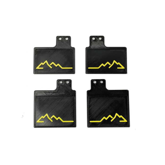 Bavettes pare-boue et silencieux d’échappement arrière RCDream pour FMS FCX10 1/10