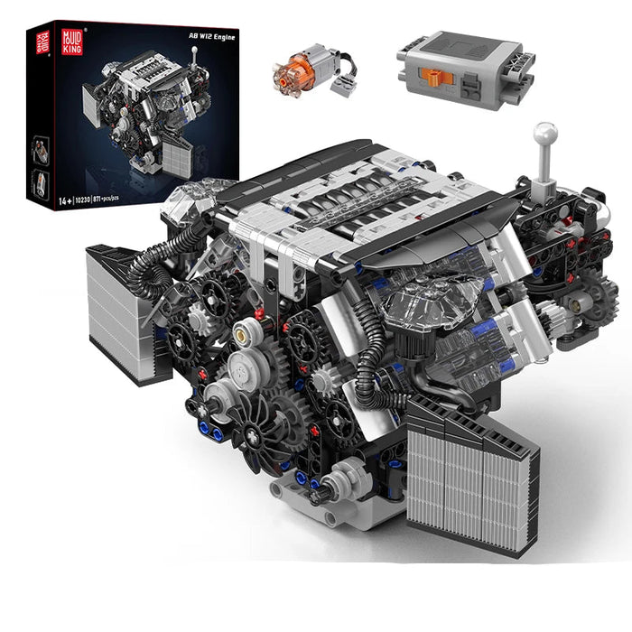 Mould King 10230 Voiture A8 Moteur W12 Blocs de Construction (871 Pièces)