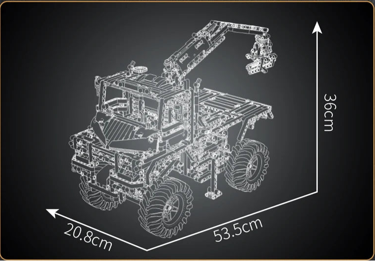 Mould King 17038 All-Terrain Truck Building Blocks (2002 Pieces)