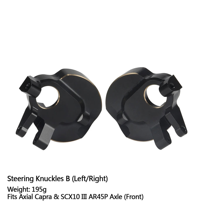 Steering Knuckles for Axial Capra SCX10 III AR45P 1/10