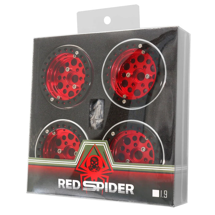 4PCS 1.9" 57x31mm 1/10 Crawler Beadlock Wheels (Metal)