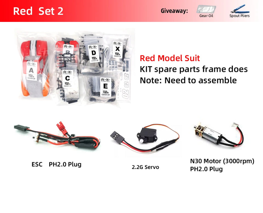 Orlandoo Hunter OH32X02 1/32 RWD Short Course KIT
