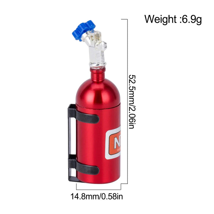 Simulation NOS Nitrogen Bottle Model 1/10 (Metaal)