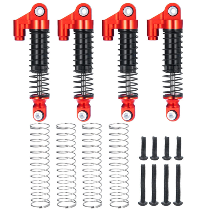 4PCS 51/56/61mm Amortisseur pour Traxxas TRX-4M Bronco Defender 1/18 (Alu)