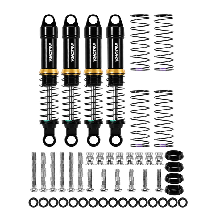 INJORA LS 59mm/55mm Oil Shocks for Traxxas TRX4M 1/18 (Alu)