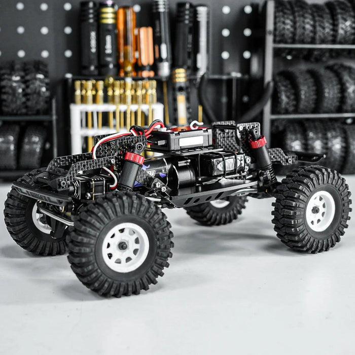 INJORA LCG Chassis Kit for Redcat Ascent-18 1/18 (Carbon Fiber)