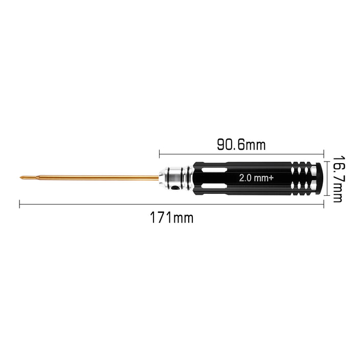 INJORA 2.0mm+ Phillips Screwdriver 3.0mm Hex Nut Driver