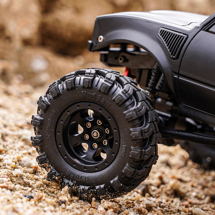 INJORA -4.7mm Negative Offset 1.0" 28x15.4mm 1/24 1/18 Crawler Beadlock Wheels (Aluminium)