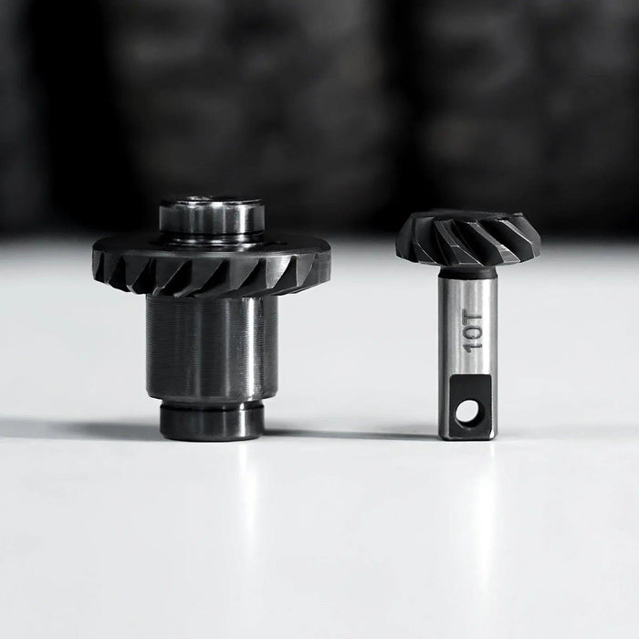 INJORA Ensemble d'engrenages d'essieu hélicoïdal pour Redcat Ascent-18 1/18 (Acier)