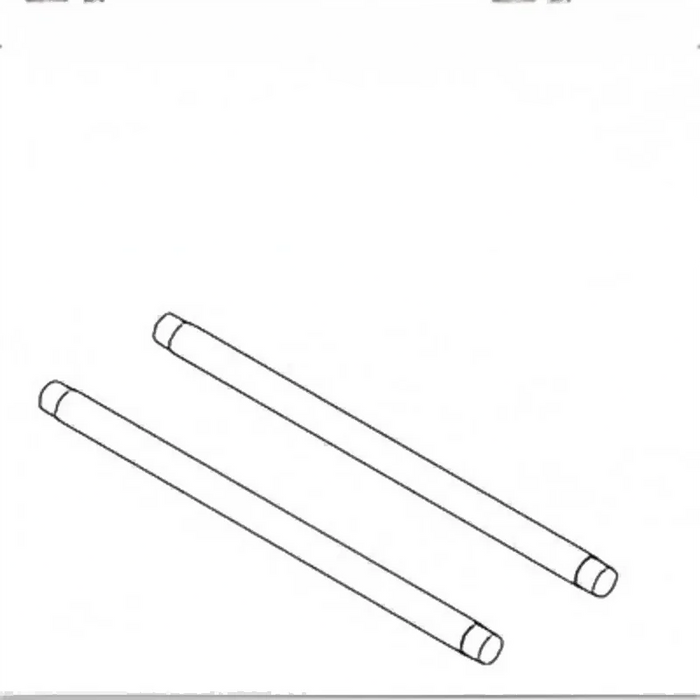 2PCS Axis (Rear Wheel) for Turbo Racing C65 1/76 760255