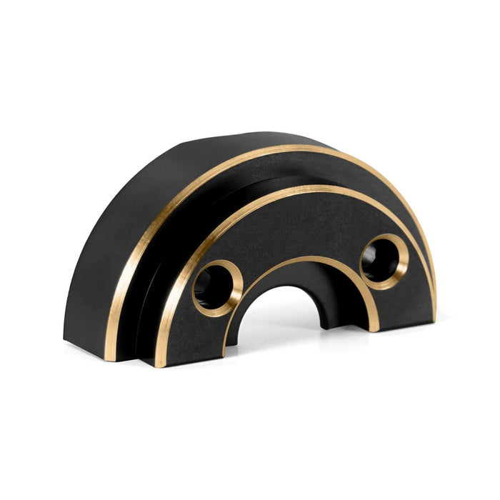 INJORA Steering Knuckles with Counterweights for Traxxas TRX4M 1/18 (Brass)