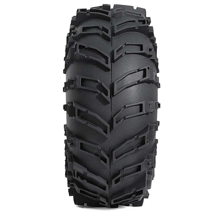 4PCS 2.2" 138x55mm 1/10 Crawler Beadlock Wheels Set (Metaal, Rubber)