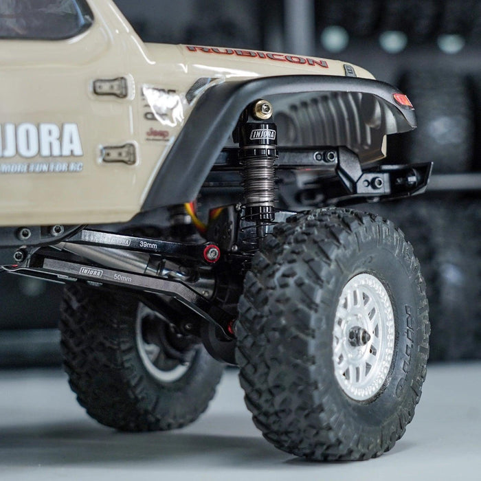INJORA 40mm Big Bore Oil Shock Absorber for Axial SCX24 FMS FCX24M 1/24 (Aluminium)