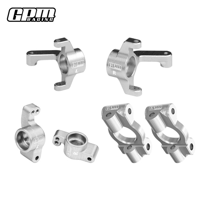 Front Caster Blocks & Spindles & Rear Hubs for LOSI Micro-B/T (AL)