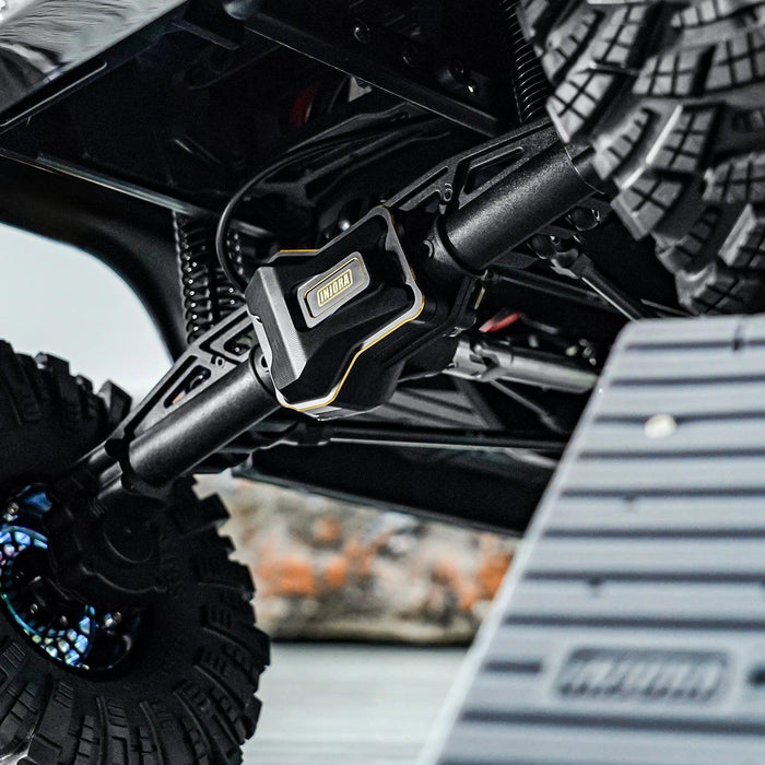 INJORA 61g Differential Axle Cover for FMS FCX10 1/10 (Brass)