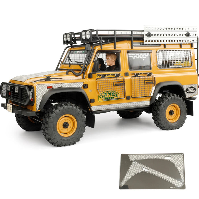 Plaques de protection des ouïes latérales RCDream pour FMS FCX10 Camel Defender 1/10