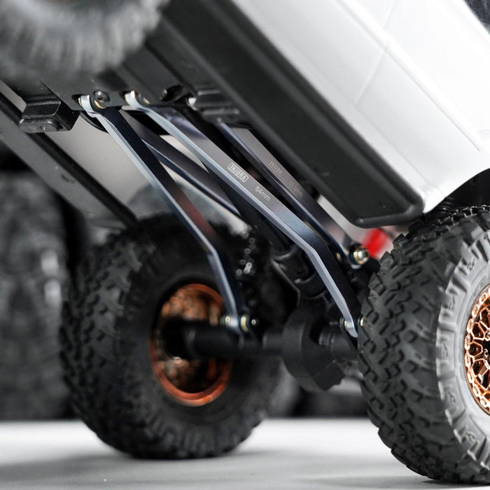 INJORA Ensemble de 4 liens à haute garde au sol pour Axial SCX24 GX470 1/24 (Aluminium)