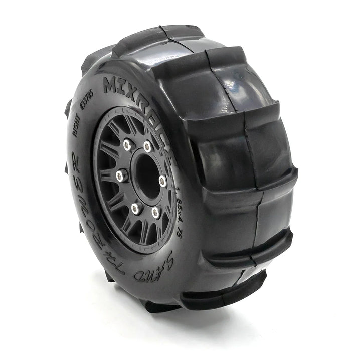 4PCS 2.2" 3.0" 116x48mm 1/10 Short Course Wheels Set (Plastic, Rubber)