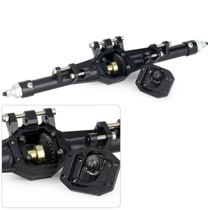 Front & Rear Straight Axle Set for Vanquish H10 1/10 (Alu)
