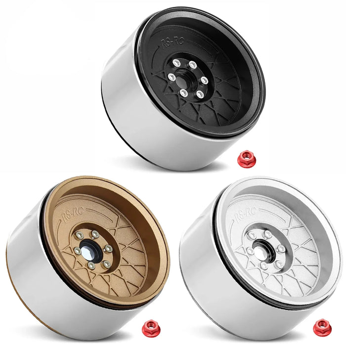 4PCS 2.2" 63x33mm 1/10 Crawler Beadlock Wheels (Metaal)