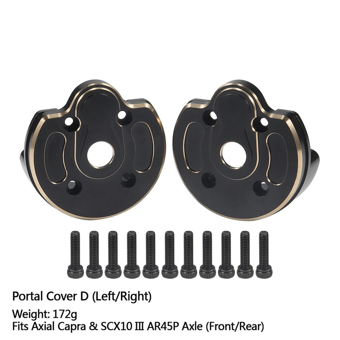 Portal Covers for Axial Capra SCX10 III AR45P 1/10