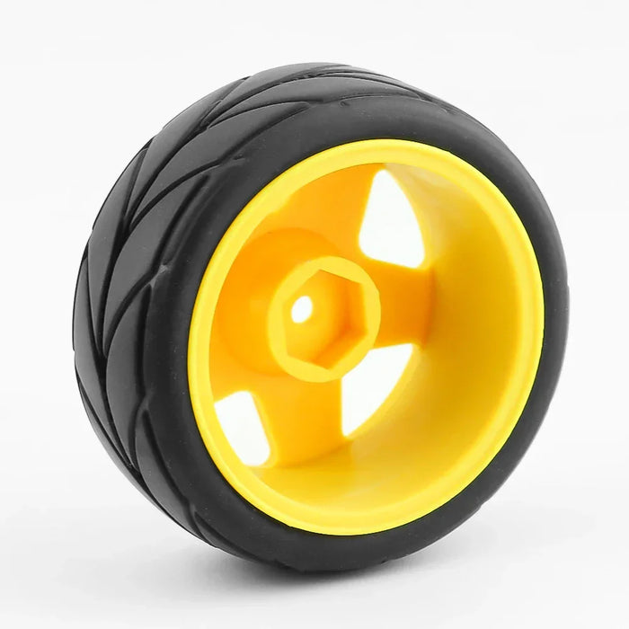 4PCS 65x26mm 1/10 Touring Drift Wheels Set (Plastic, Rubber)