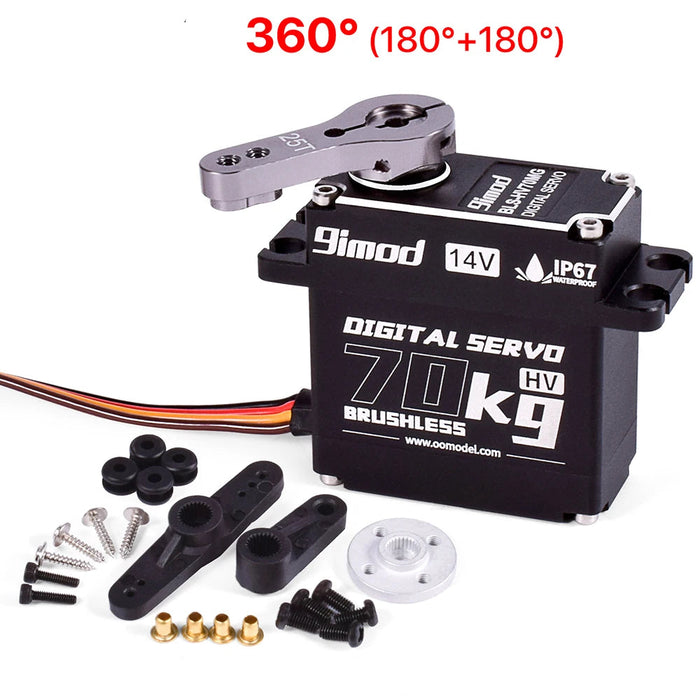 9imod 70KG Waterproof Digital Brushless Servo