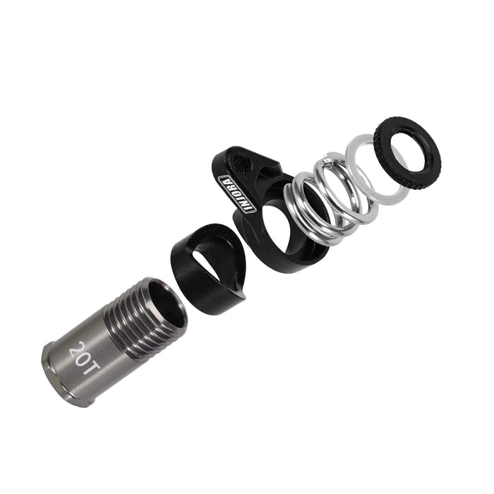 INJORA Ensemble d'amortisseur de servo 20T pour Arrma Mojave Grom 1/16 (Aluminium)