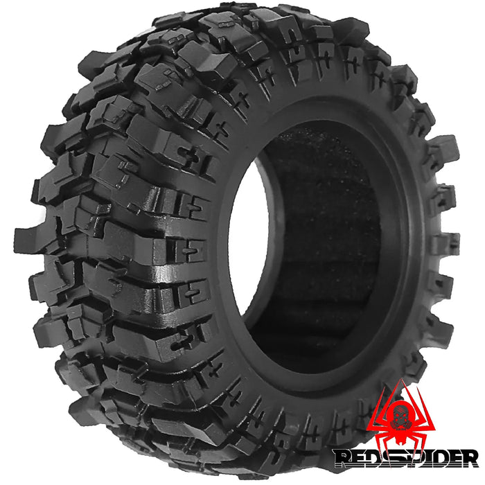 4PCS 1.9" 88x36mm 1/12 1/10 Crawler Tires (Rubber)