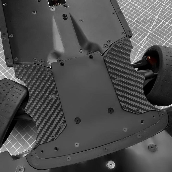 Air Dam Diffuser Wheel Covers Plate for Arrma Felony 6S 1/7 (Carbon Fiber)