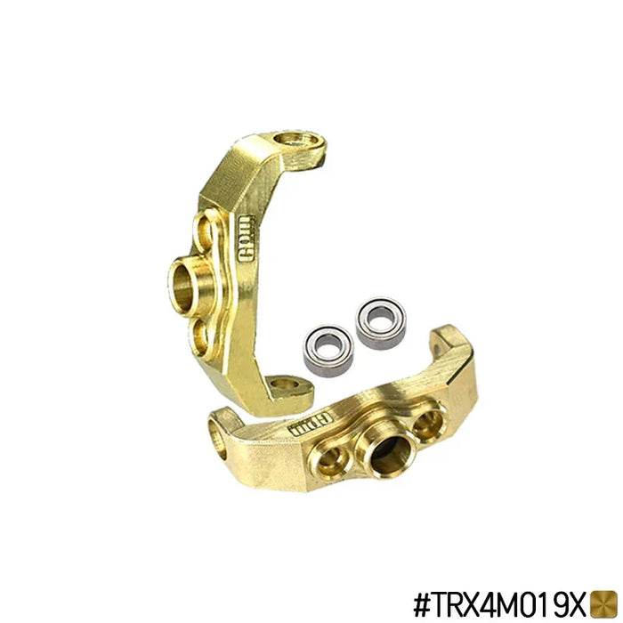 GPM Front C Hub Set for Traxxas TRX-4M 1/18 (Messing)