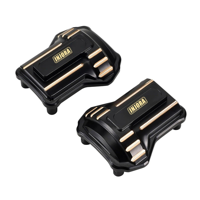 INJORA 55g Differential Axle Cover for FMS FCX10 1/10 (Brass)