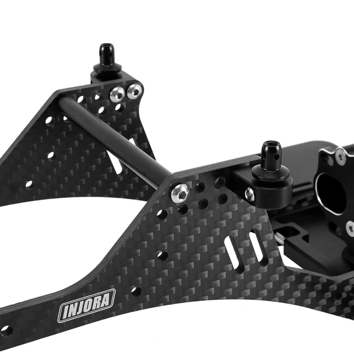 LCG Carbon Fiber Chassis Kit with Center Transmission 1/10 Crawlers (INC-10C)